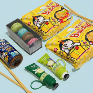 K-Drama & K-Food Pink Delight Basket